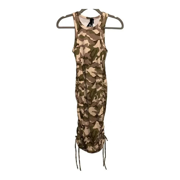 NWT Bobi Los Angeles Tank Top Camo Dress - Picture 2 of 8